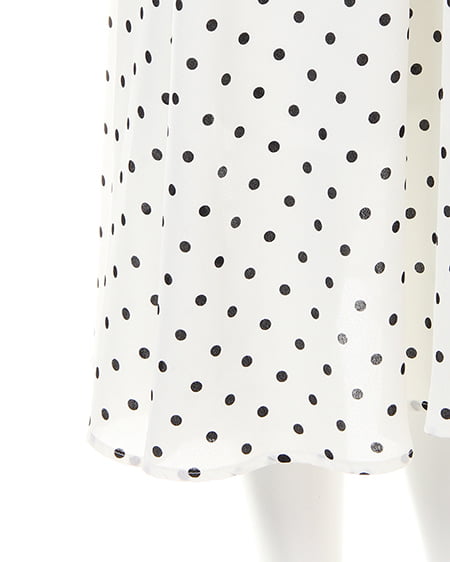 INGNI（イング） 柄ロング／ワンピース ｵﾌﾎﾜｲﾄ/ﾐｽﾞﾀﾏ