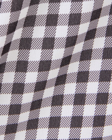 INGNI（イング） 柄オフショル／ワンピース ｸﾛ/ｷﾞﾝｶﾞﾑ