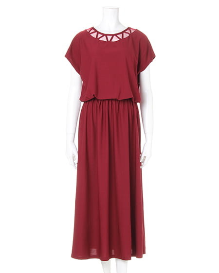 INGNI(イング) デコルテシアー／ワンピース ﾎﾞﾙﾄﾞｰ