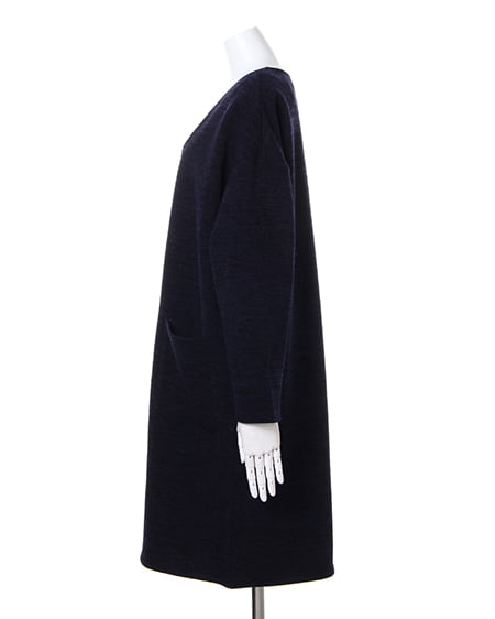 INGNI(イング) ミル起毛Vネック/コーディガン/A コン/グレー