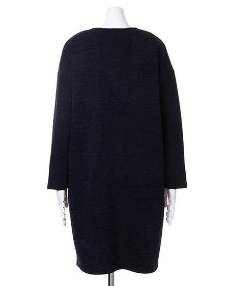 INGNI(イング) ミル起毛Vネック/コーディガン/A コン/グレー