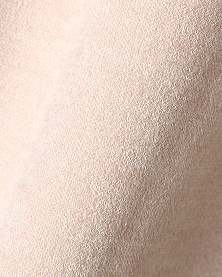 INGNI(イング) ミル起毛Vネック/コーディガン/A ベージュ/オフホワイト