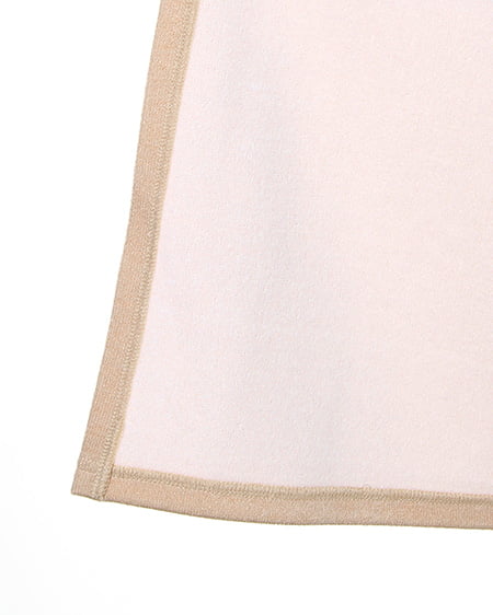 INGNI(イング) ミル起毛Vネック/コーディガン/A ベージュ/オフホワイト