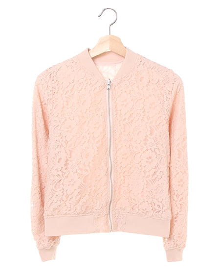 INGNI(イング) レースリバーシブルブルゾン ピンク