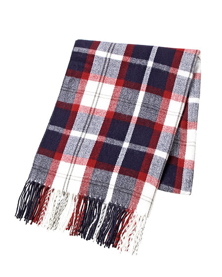 INGNI(イング) ベーシックチェックストール ｱｶ/ｺﾝ