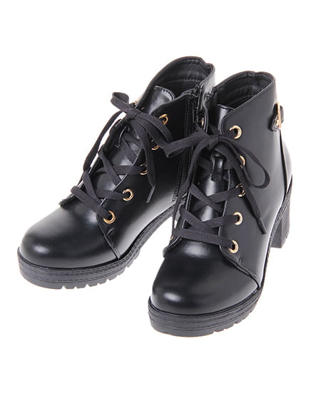 INGNI（イング） レース／アップブーツ ｸﾛ