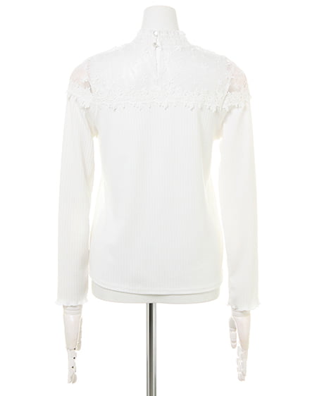 INGNI（イング） レースシアー／トップス ｵﾌﾎﾜｲﾄ