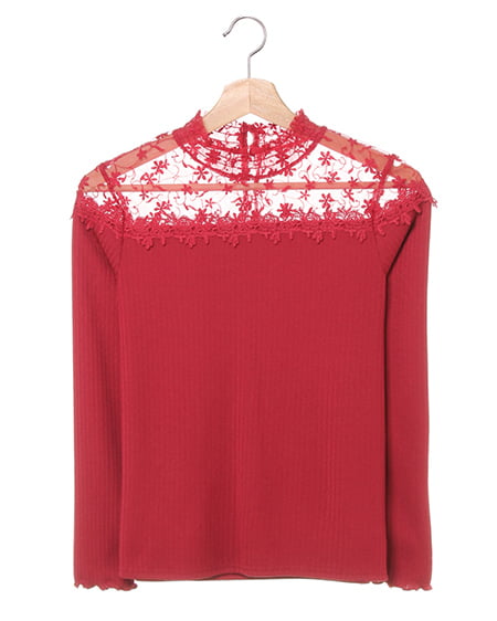 INGNI(イング) レースシアー／トップス ﾎﾞﾙﾄﾞｰ