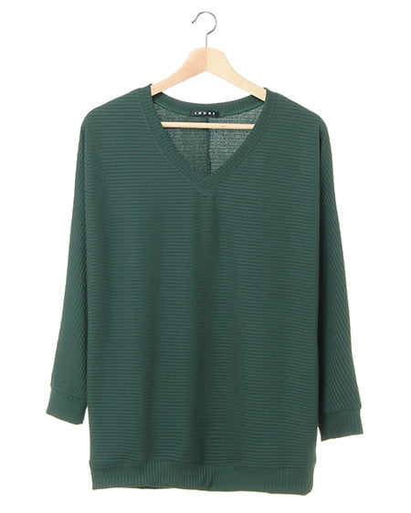 INGNI(イング) カバーリングドルマン長袖 ｸﾞﾘｰﾝ