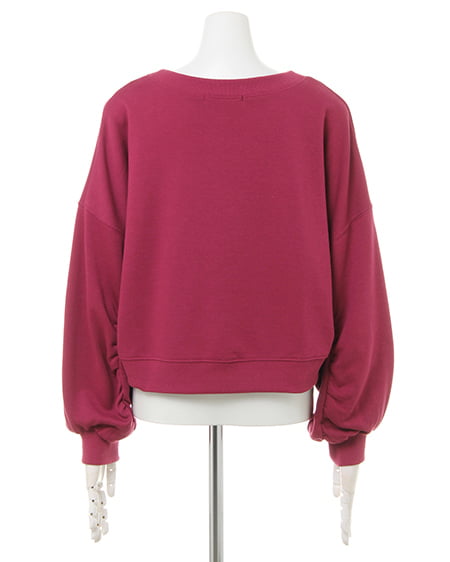 INGNI(イング) ちびロゴスウェットトップス パープル