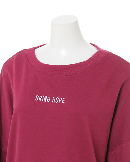 INGNI(イング) ちびロゴスウェットトップス パープル