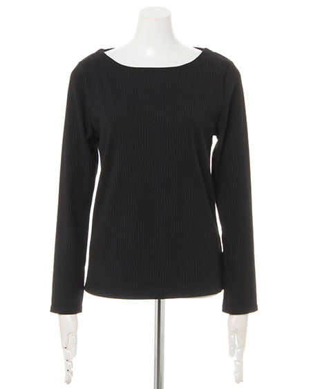 INGNI（イング） ボートネック／トップス ｸﾛ