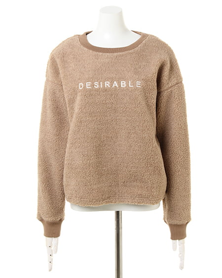 INGNI（イング） ボアプルオーバー ﾍﾞｰｼﾞｭ