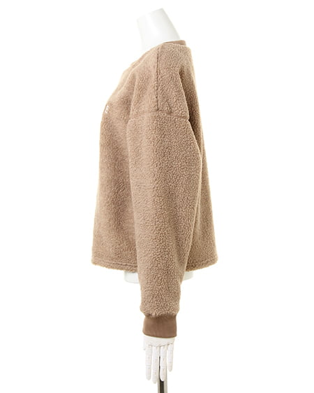 INGNI（イング） ボアプルオーバー ﾍﾞｰｼﾞｭ