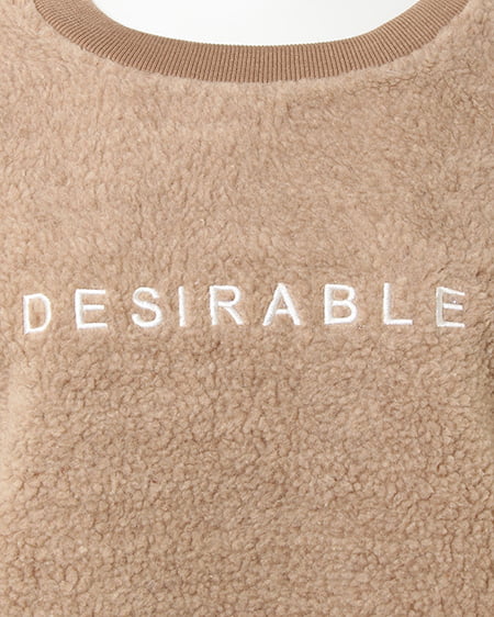 INGNI（イング） ボアプルオーバー ﾍﾞｰｼﾞｭ