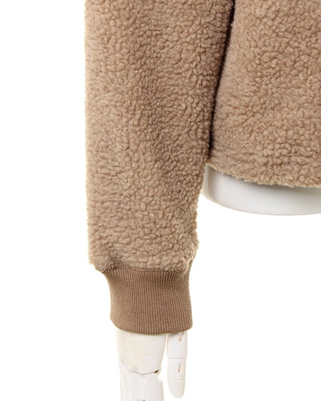 INGNI（イング） ボアプルオーバー ﾍﾞｰｼﾞｭ