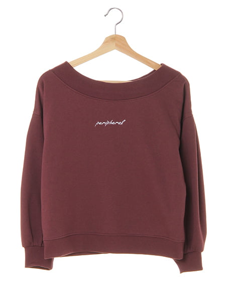 INGNI(イング) ちびロゴスウェット／オフショルトップス ﾎﾞﾙﾄﾞｰ