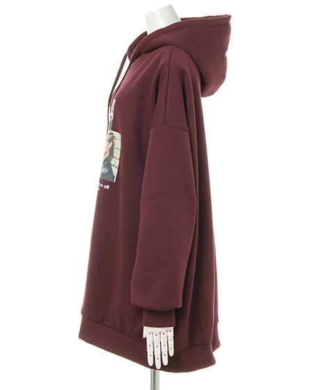 INGNI（イング） フォト転写パーカー ﾎﾞﾙﾄﾞｰ