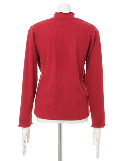 INGNI（イング） 起毛リブちびロゴメローボトルネック／トップス ﾎﾞﾙﾄﾞｰ/A