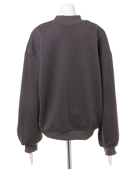 INGNI（イング） フォトプリント／モックネックスウェットトップス ｽﾐｸﾛ