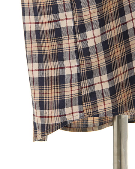 INGNI（イング） チェック柄ロング・シャツ ｺﾝ/ﾁｪｯｸ