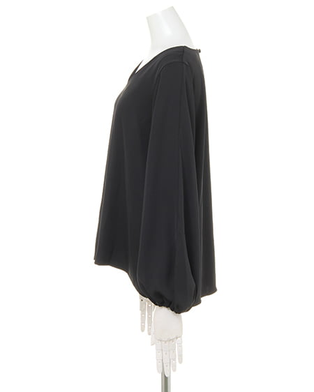 INGNI（イング） 変形スリーブトロミ／ブラウス ｸﾛ