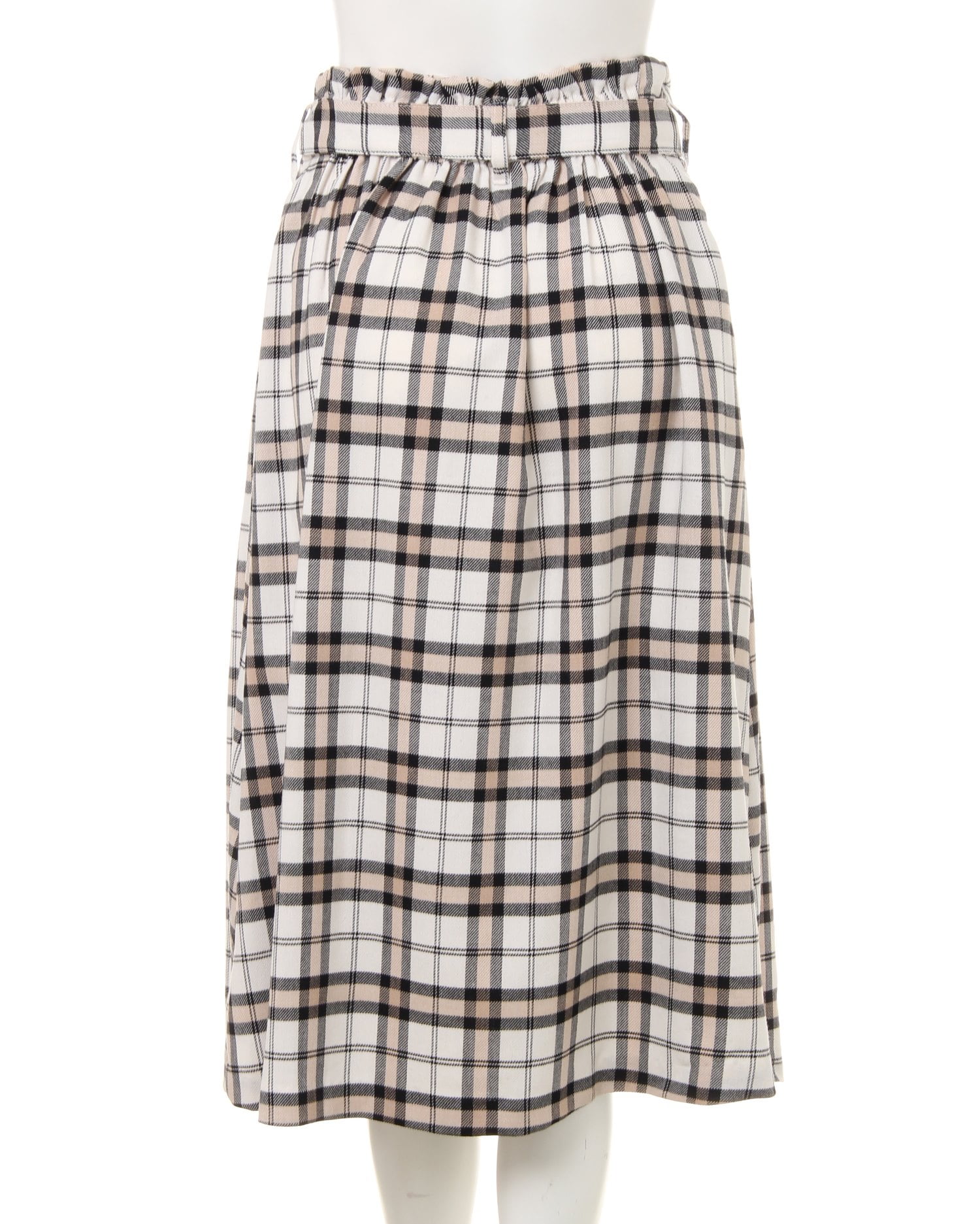 チェック柄前ボタン／ミディスカート｜INGNI(イング) 公式通販｜INGNI