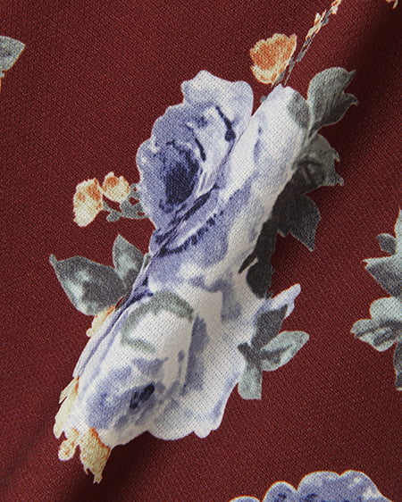 INGNI（イング） 花柄フレア／スカート ﾌﾞﾗｳﾝ