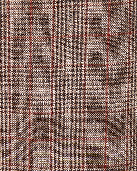 INGNI(イング) サス付・チェック柄ナロースカート ブラウン/チェックA