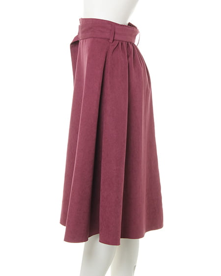 INGNI（イング） Dカンサッシュ付ピーチミディ／スカート ﾊﾟｰﾌﾟﾙ