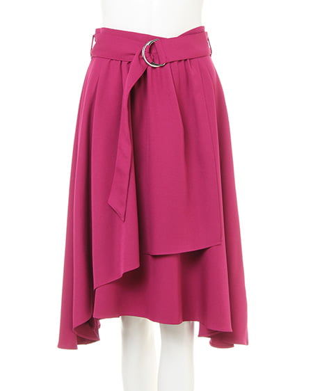 INGNI（イング） Dカンラップミディ／スカート ﾊﾟｰﾌﾟﾙ