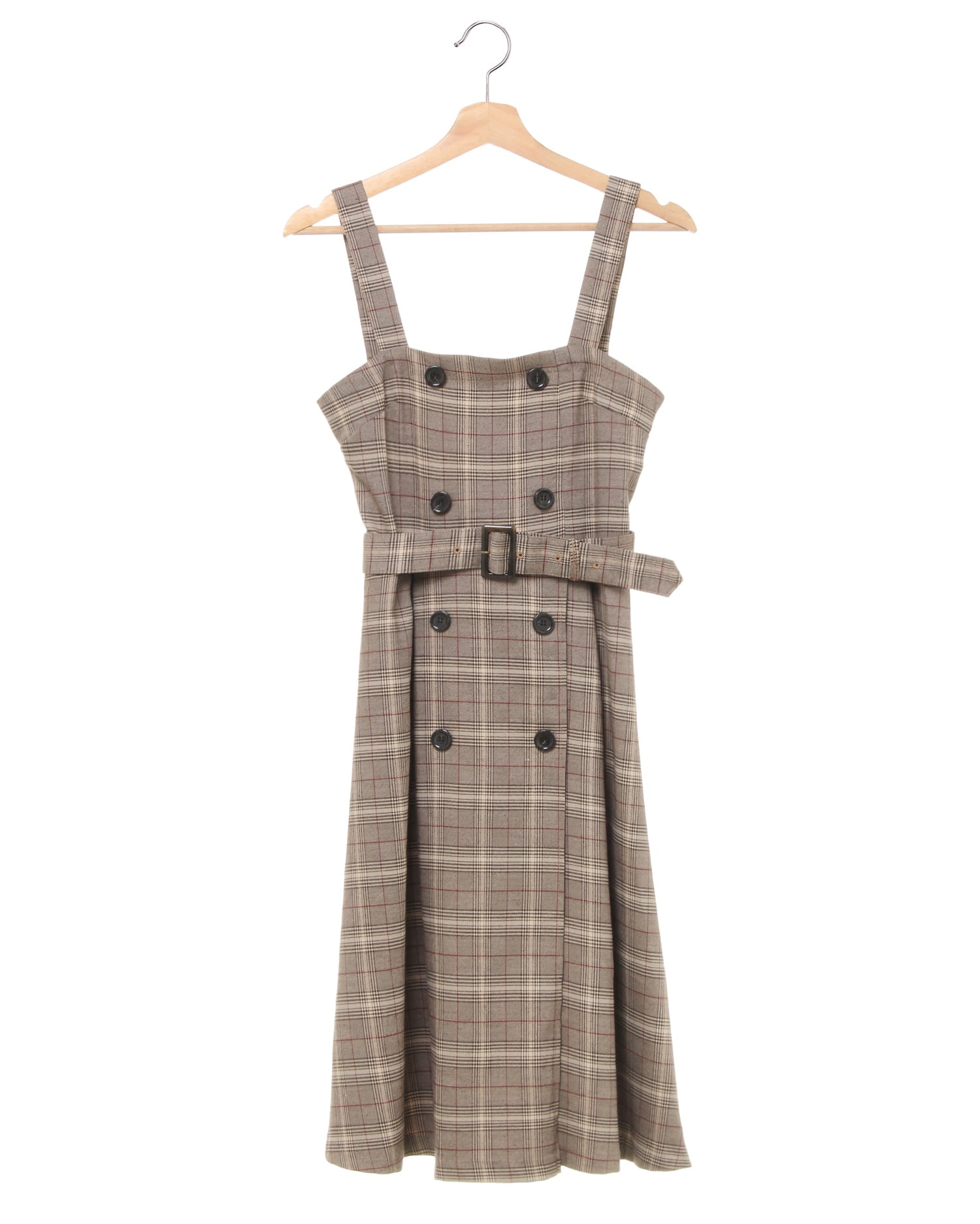 トレンチ風チェック柄フレア／ジャンスカ｜INGNI(イング) 公式