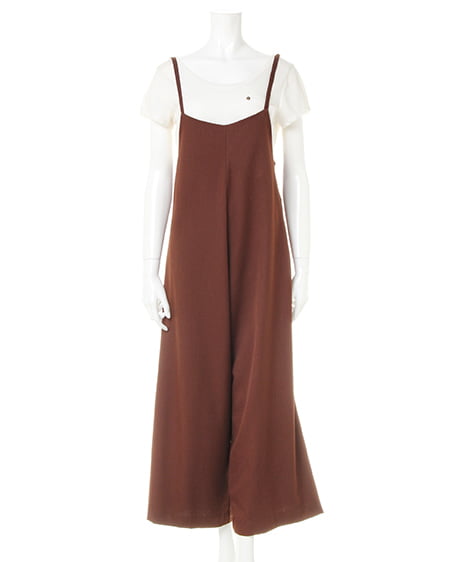 INGNI(イング) ロンパース ブラウン