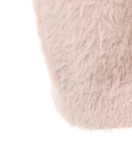 INGNI（イング） フェザーミドル丈カーディガン ﾋﾟﾝｸﾍﾞｰｼﾞｭ