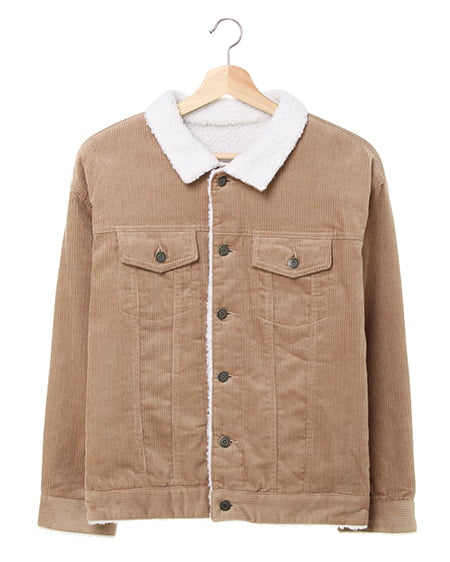 INGNI(イング) コーデュロイ裏ボアBIG Gジャン ﾍﾞｰｼﾞｭ