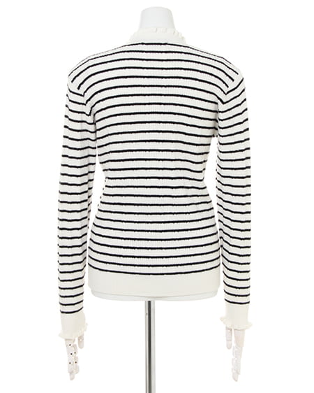 INGNI（イング） ケーブルハイネック／トップス ﾎﾞｰﾀﾞｰ