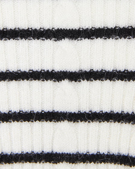 INGNI（イング） ケーブルハイネック／トップス ﾎﾞｰﾀﾞｰ