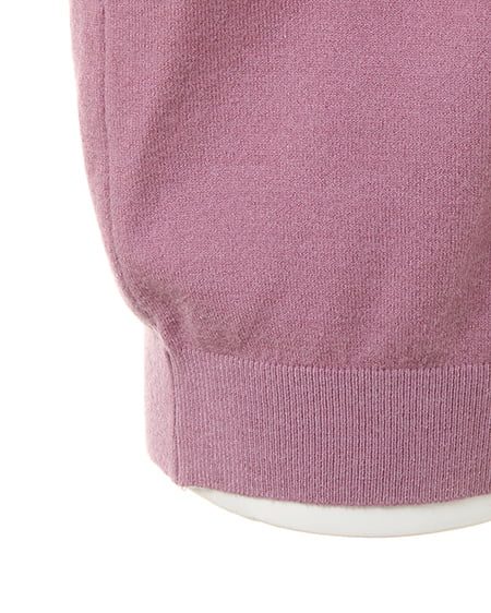 INGNI（イング） ショルダーフラワーシアーニット ﾗﾍﾞﾝﾀﾞｰ/ﾋﾟﾝｸ