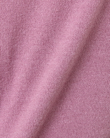 INGNI（イング） ショルダーフラワーシアーニット ﾗﾍﾞﾝﾀﾞｰ/ﾋﾟﾝｸ