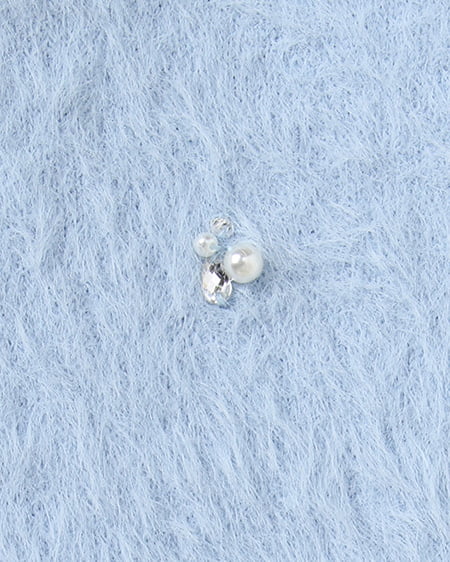 INGNI（イング） 装飾フェザーニット ｻｯｸｽ