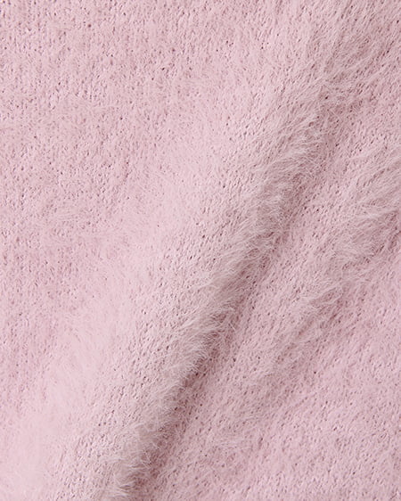 INGNI（イング） ショルダーシアーオフタートルニット ﾗﾍﾞﾝﾀﾞｰ/ﾋﾟﾝｸ