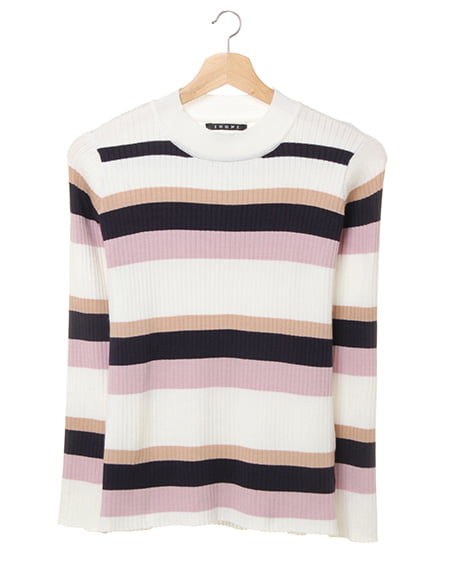 ハイネック／マルチボーダートップス｜INGNI(イング) 公式通販｜INGNI