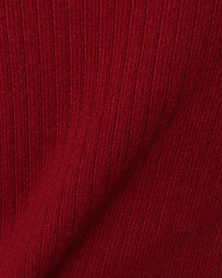 INGNI（イング） リブスカラップ／Vネックニット ﾎﾞﾙﾄﾞｰ