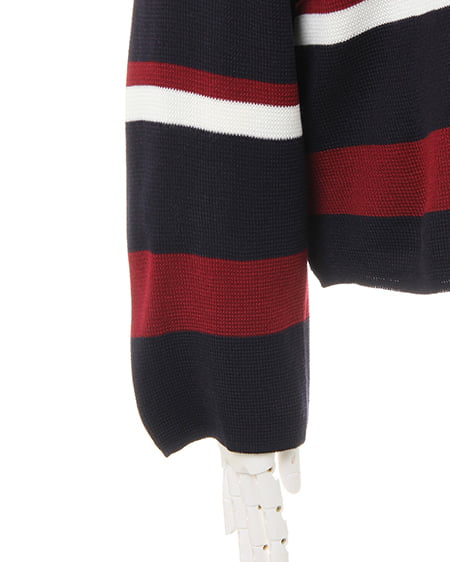 INGNI（イング） ミラノリブ／3カラー配色ニット ｺﾝ