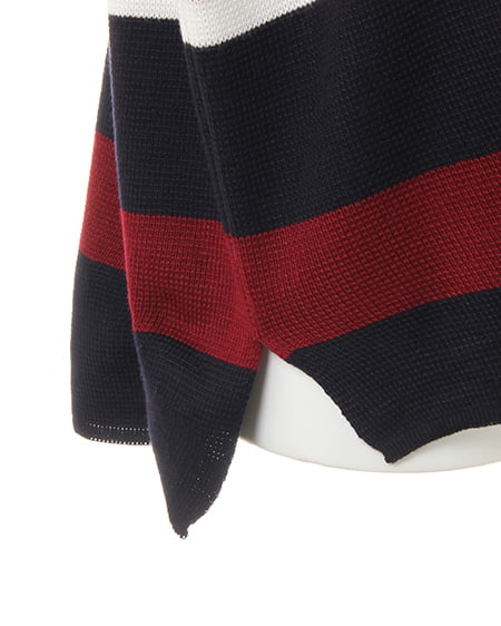 INGNI（イング） ミラノリブ／3カラー配色ニット ｺﾝ