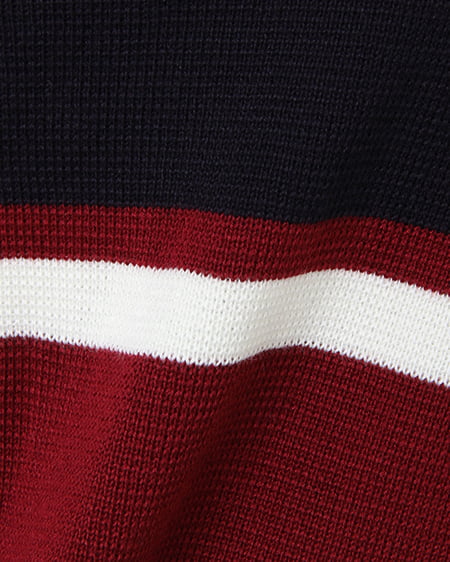 INGNI（イング） ミラノリブ／3カラー配色ニット ｺﾝ