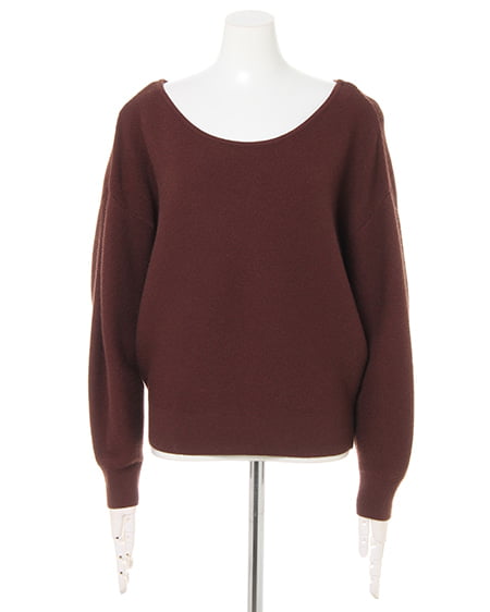 INGNI（イング） ドルマンニット ﾌﾞﾗｳﾝ