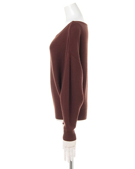 INGNI（イング） ドルマンニット ﾌﾞﾗｳﾝ