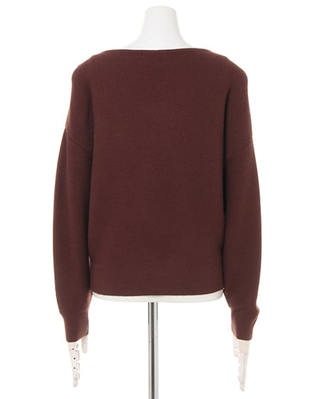 INGNI（イング） ドルマンニット ﾌﾞﾗｳﾝ