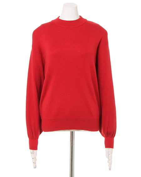 INGNI（イング） ボリューム袖つまり襟／ニット ｱｶ